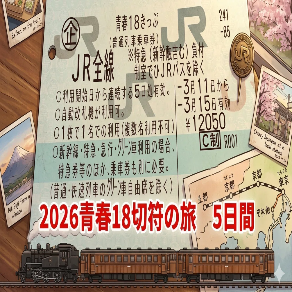 2026青春18切符の旅【福島⇒新潟】/4-5日目｜もふもふラビット