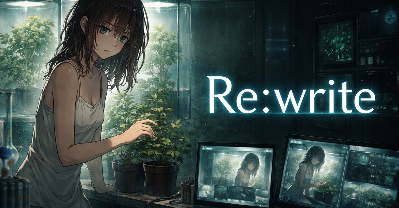 Re:write #4 記憶にないはずの庭で｜Blue Mocha | 喫茶ブルーモカ