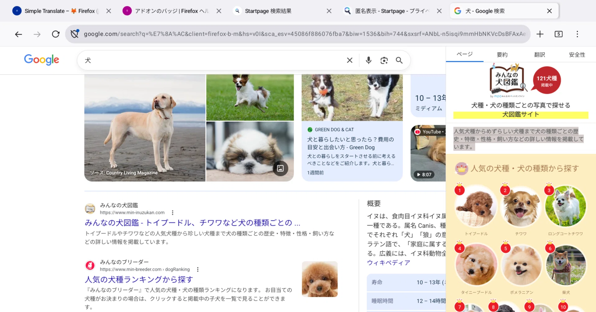 Firefox向け拡張機能「Smart Search Preview」を公開しました！ 検索