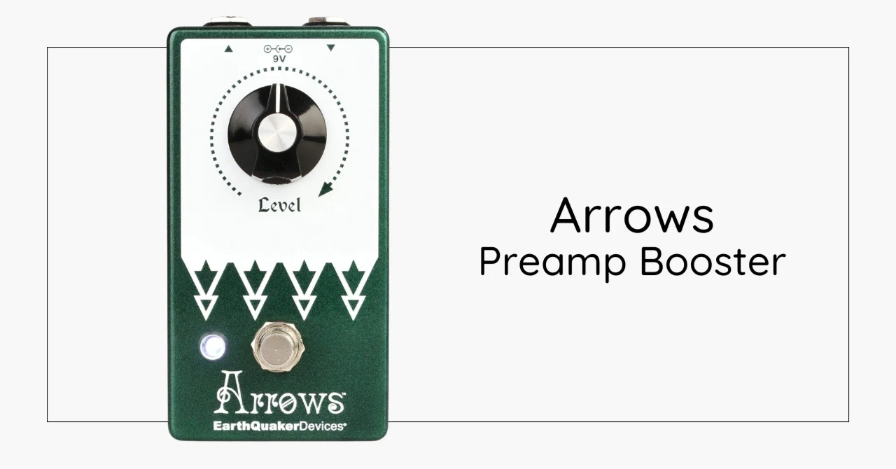 レビュー】踏むだけで抜ける音に。EQD Arrows がソロ用ブースターの