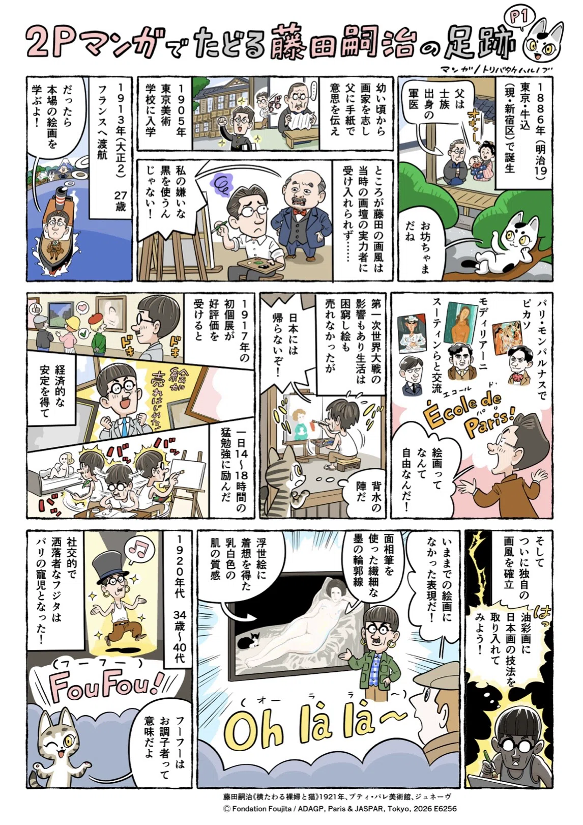 藤田嗣治｜ひろぽん