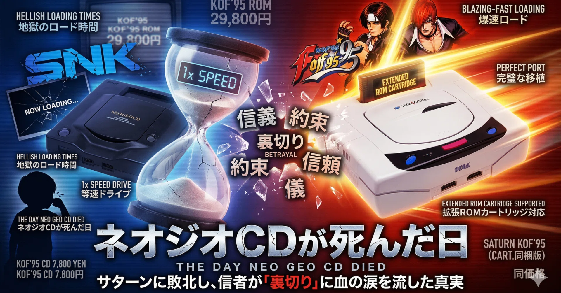 ネオジオCDが死んだ日 ―― サターンに敗北し、信者が「裏切り」に血の涙
