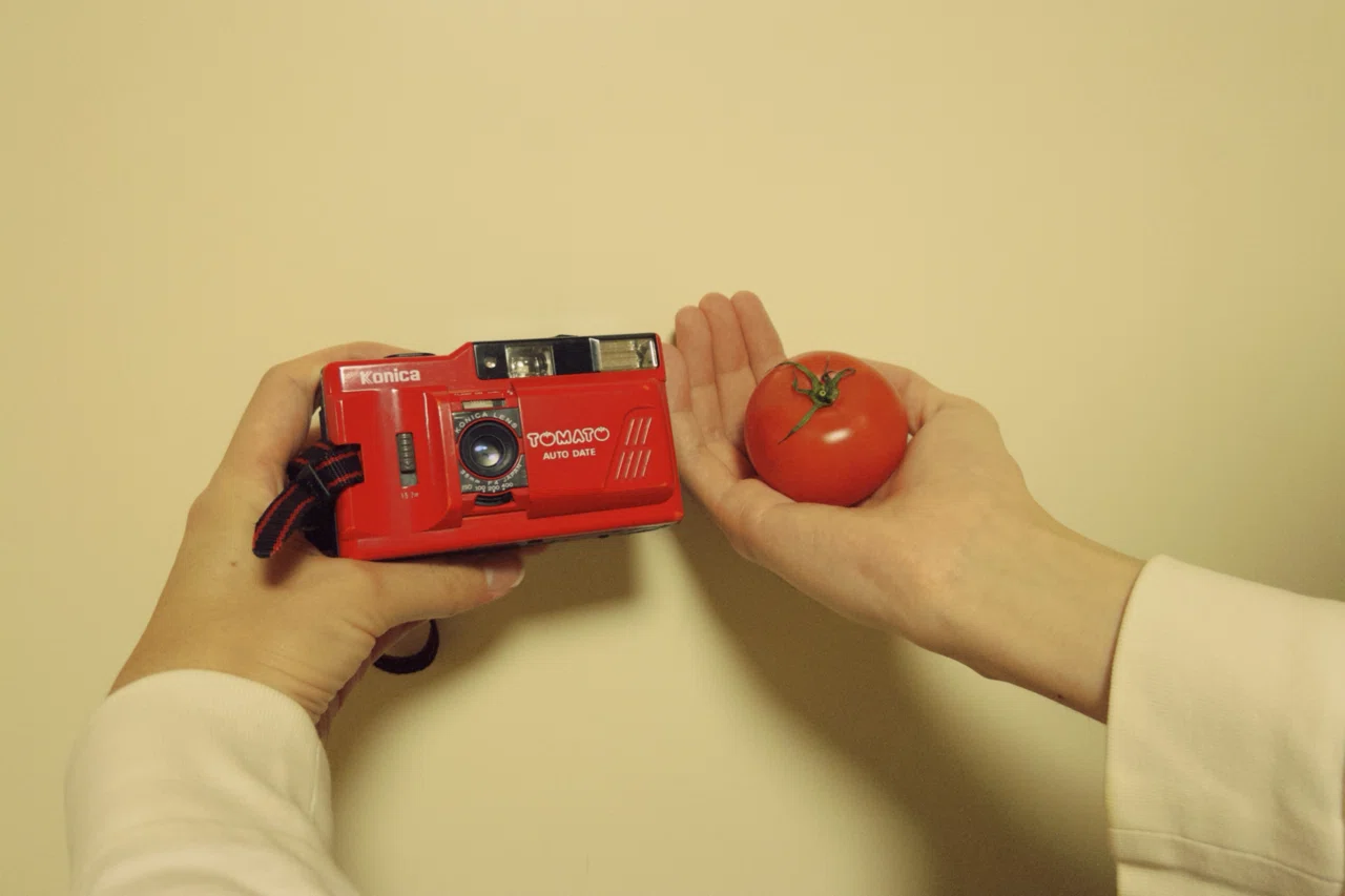 ポップでキュートなカメラ「TOMATO🍅」｜かまた