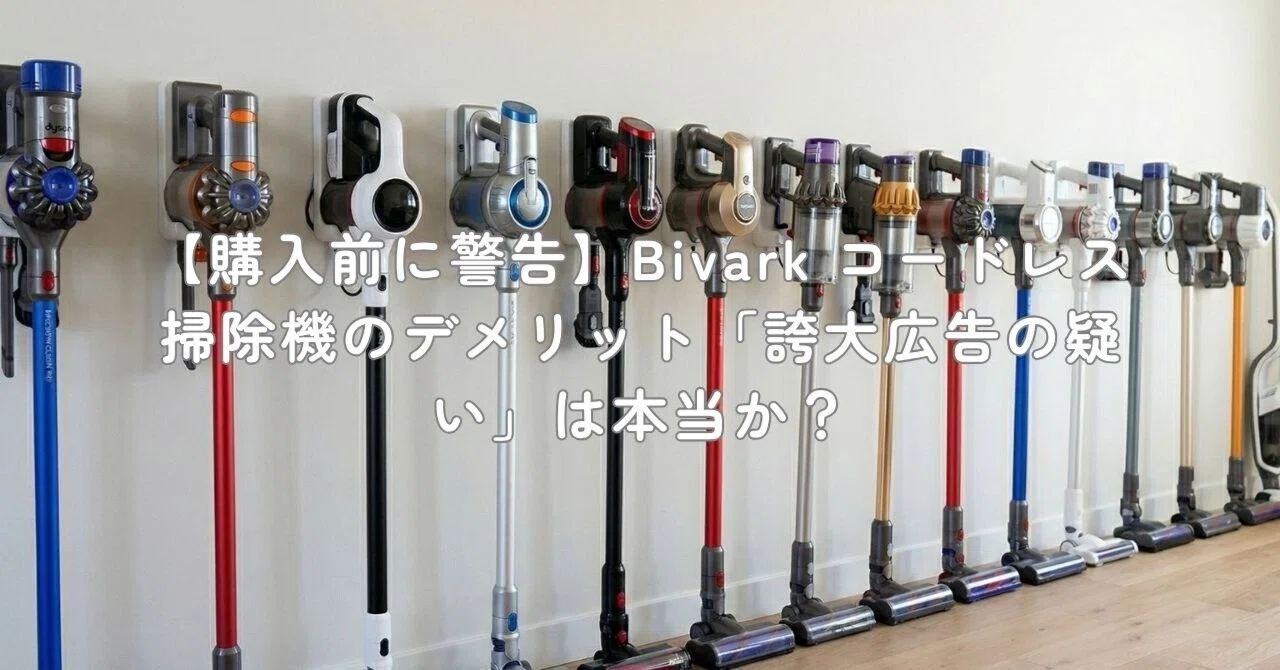 bivark掃除機 120Kpa超強力吸引 コードレス掃除機 サイクロン式 生活家電 bivark掃除機 120Kpa超強力吸引 コードレス掃除機 サイクロン式