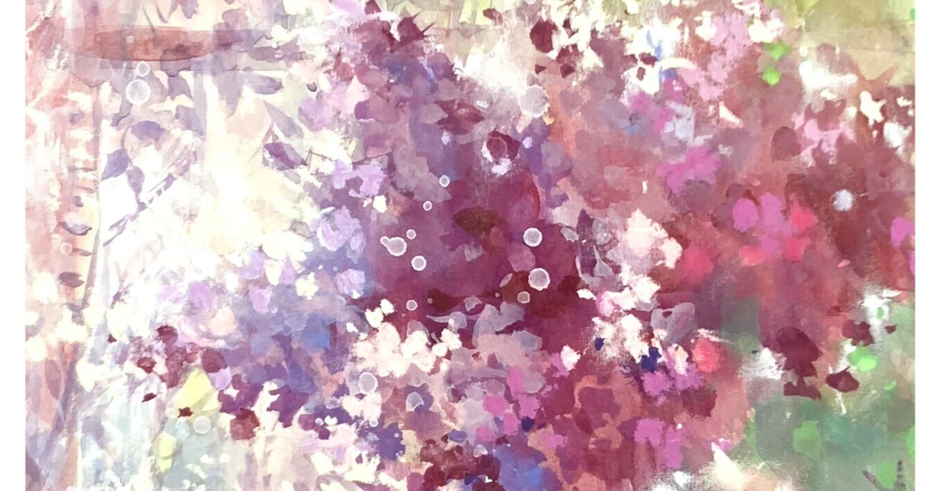 LILAC SERENADE Dawne Barnes 絵画 When the Lilacs Bloom 🔶Part 1🔶｜vasenoir 村田 旭