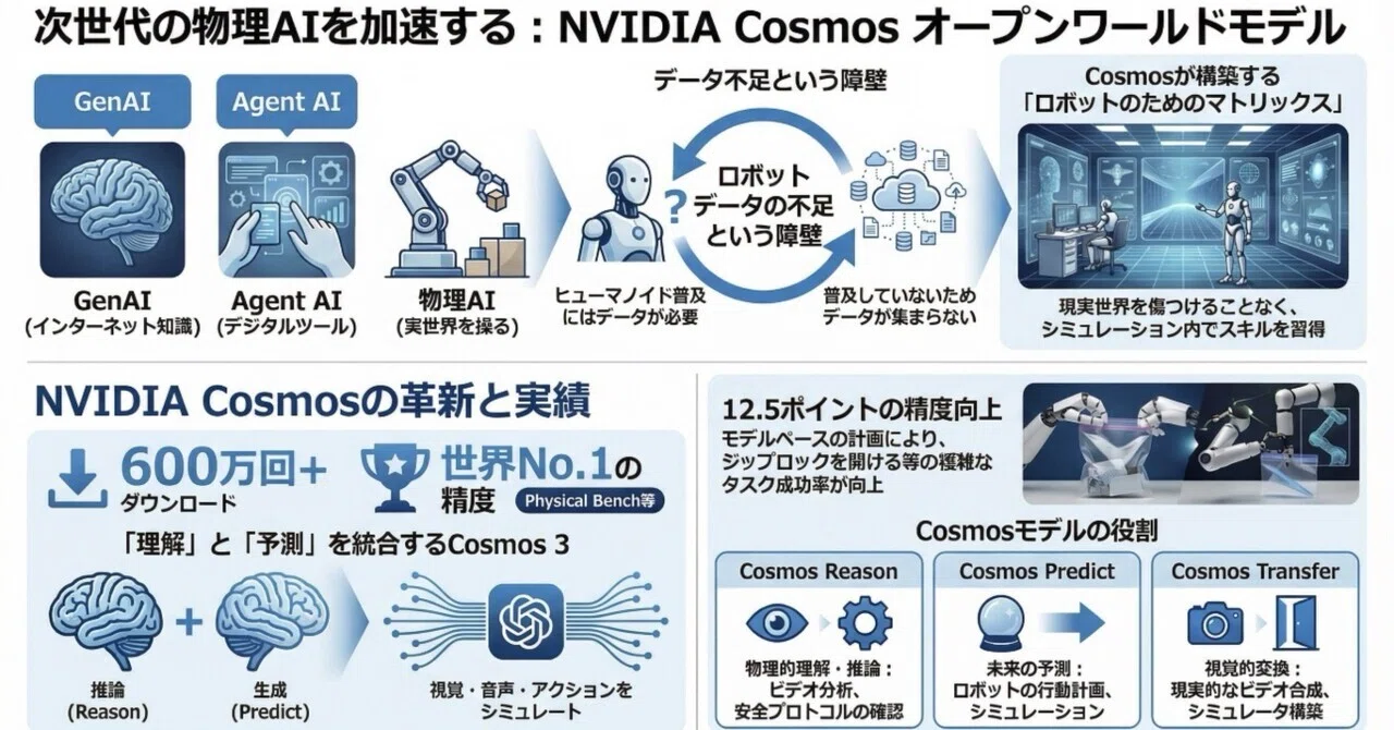 製造業の鼓動:22】生成AIの次は物理AI。NVIDIAが描く「ロボット版