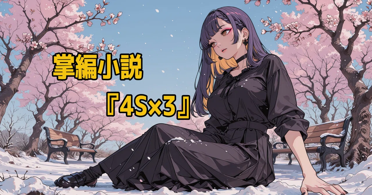 掌編小説『4S×3』｜けみー@ほぼ毎日短編投稿
