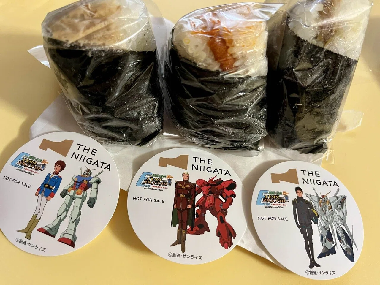 駅・コンビニでご当地🍙】#31 ガンダム、それも赤い彗星はどうしても