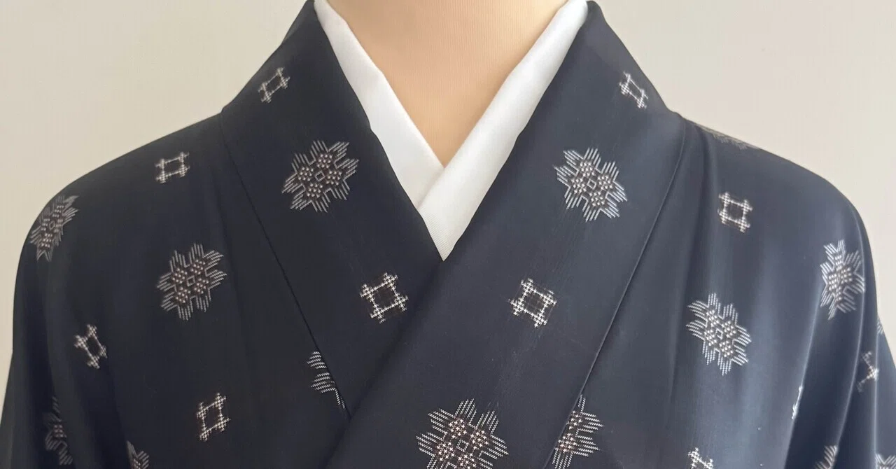 泥大島紬飛び柄｜夢吉きもの