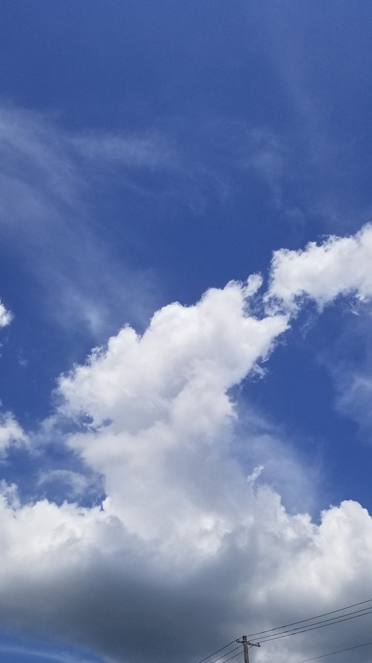 今日の空の雲