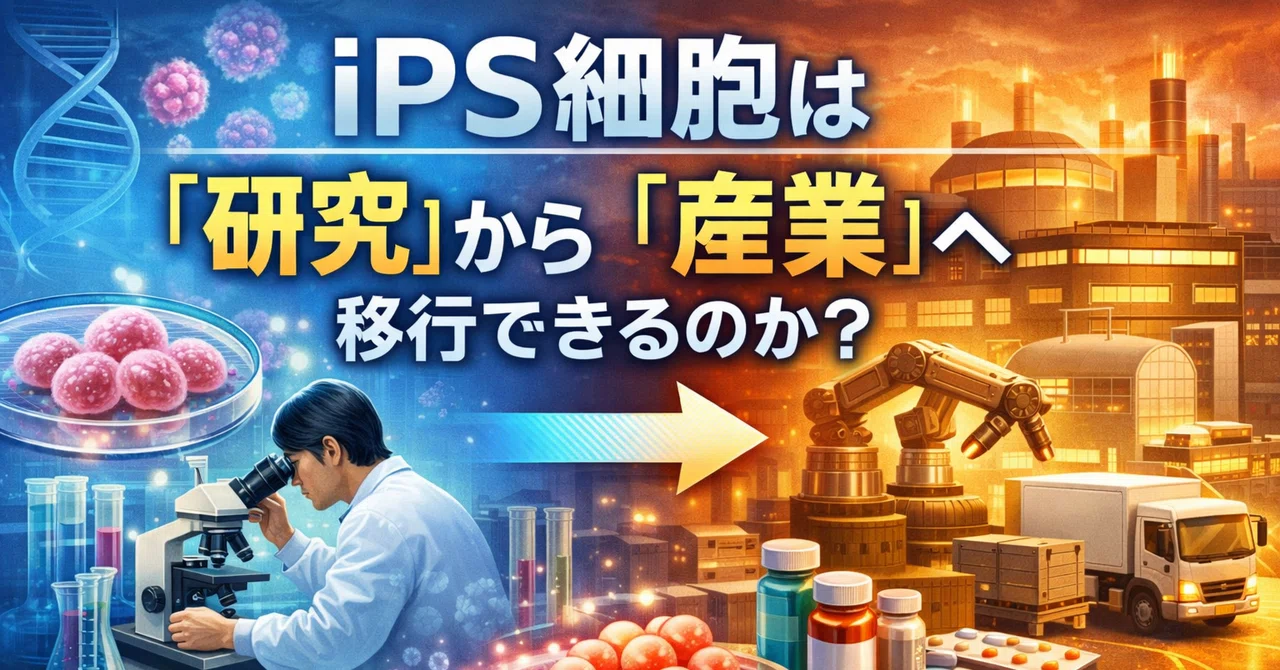 iPS細胞は研究から産業へ移行できるのか｜ファーマ経営研究所