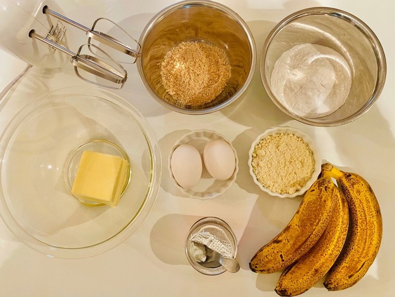 グルテンフリー 米粉バナナケーキ Noko S Kitchen Note