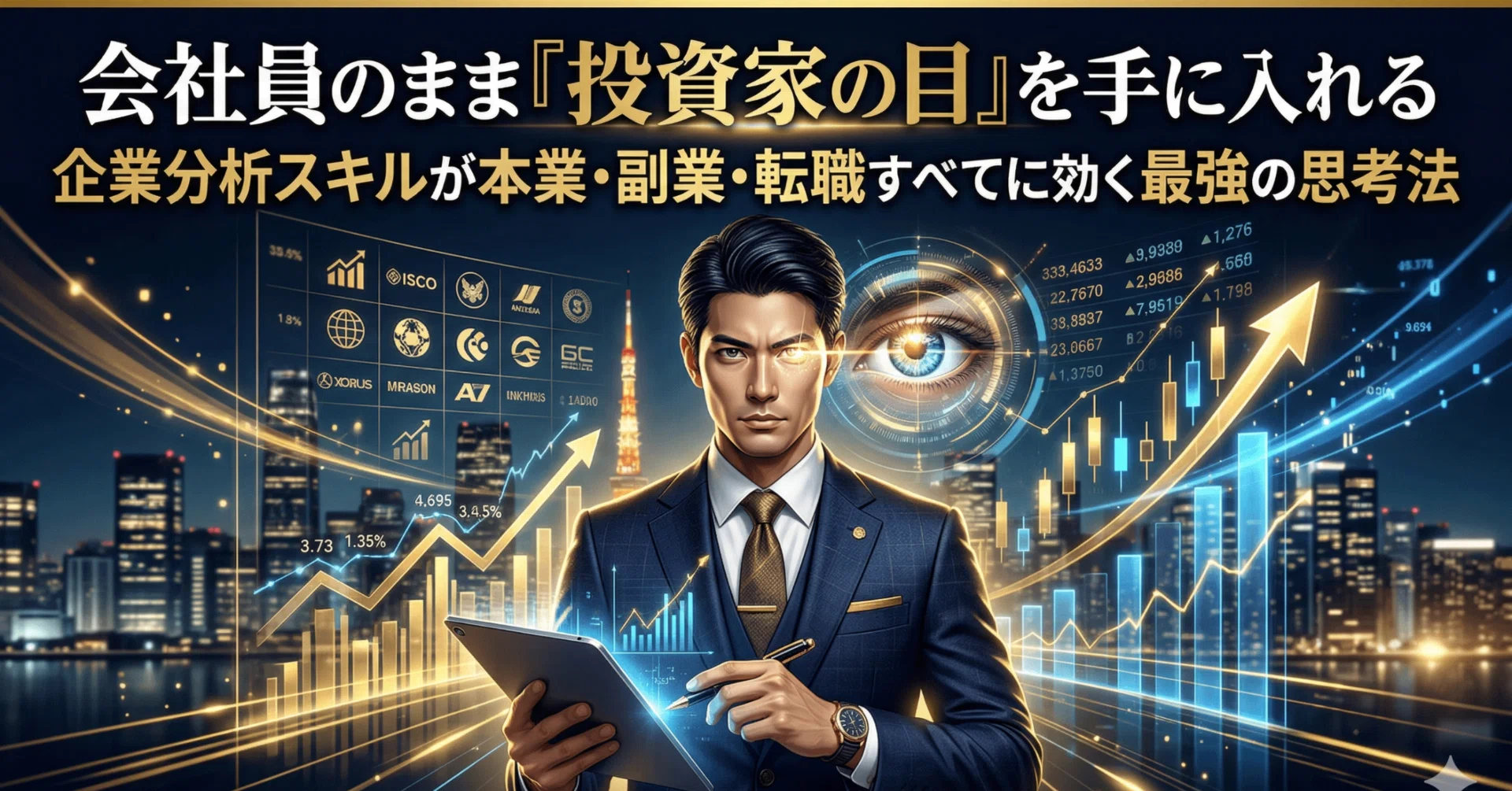会社員のまま「投資家の目」を手に入れるー企業分析スキルが本業・副業