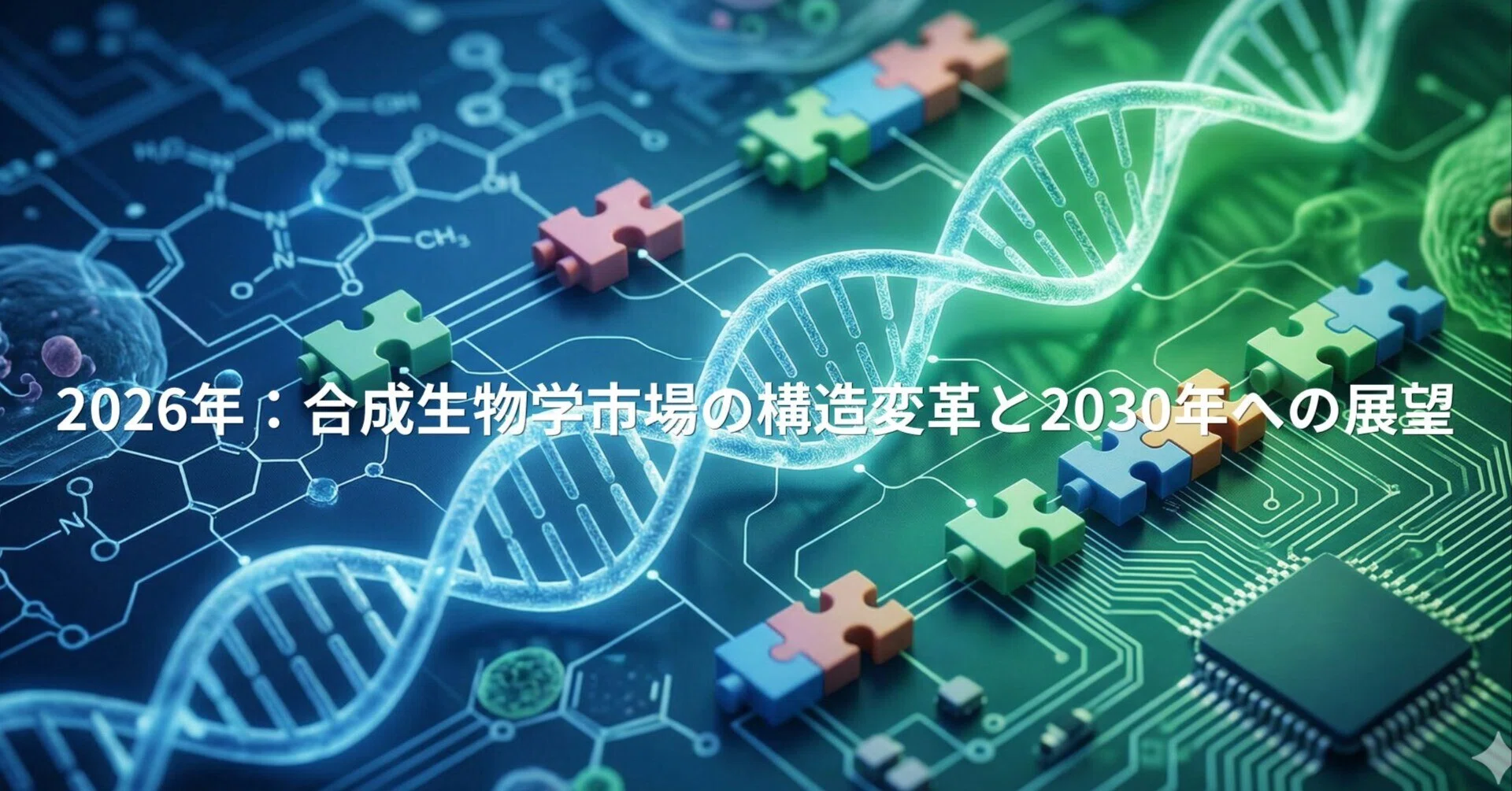 2026年：合成生物学市場の構造変革と2030年への展望｜齊田興哉