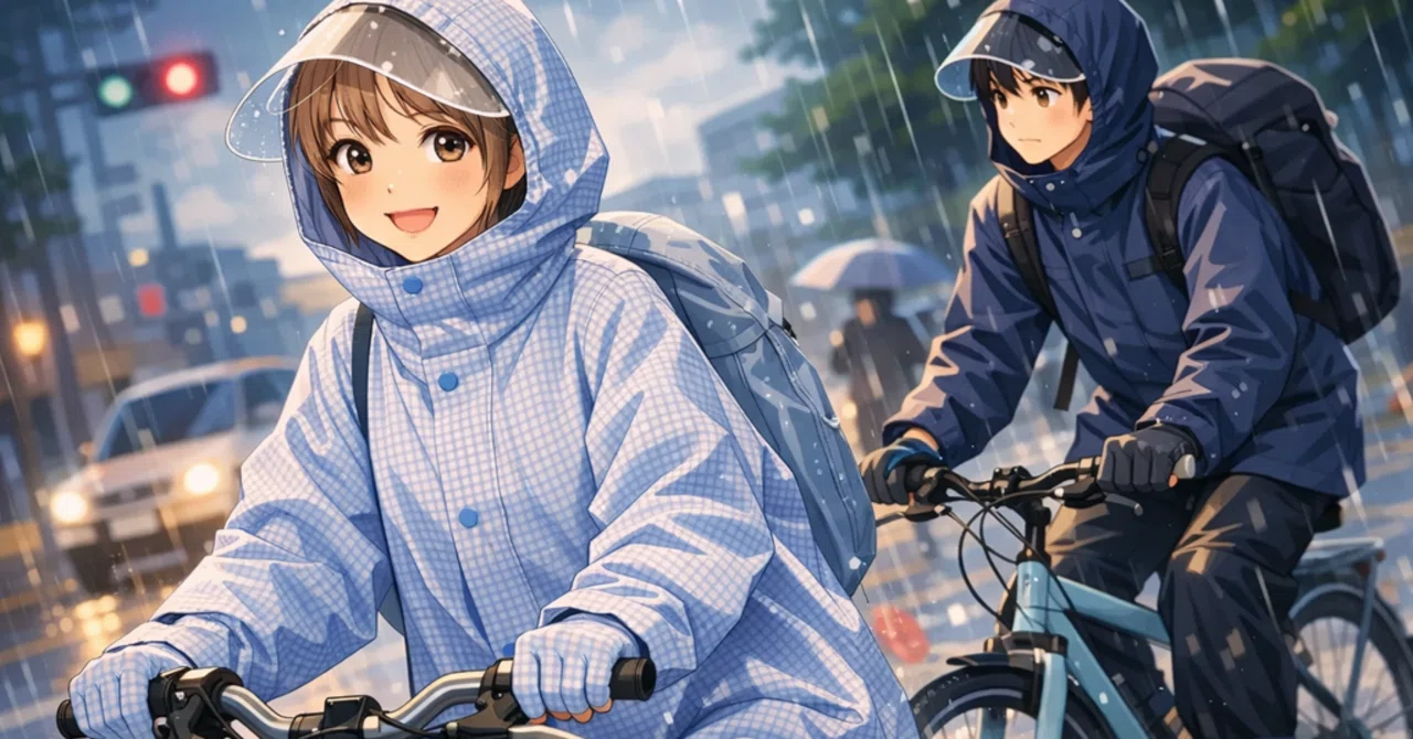KEYUCAの自転車対応レインコートは視界が見えやすい 2026年版の変更点