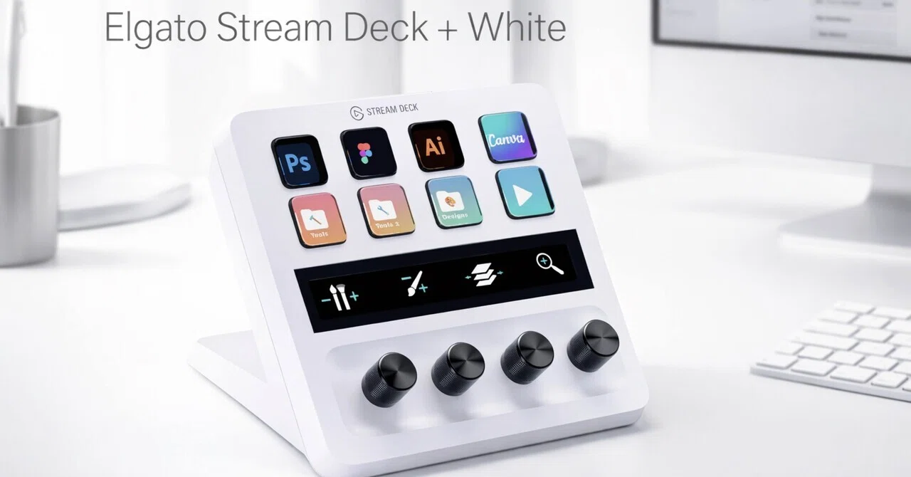 The Elgato Stream Deck + White isn't just for streamers. It's a