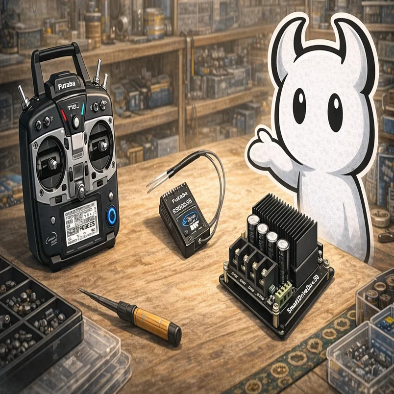 使用しているプロポ：Futaba T10J｜Mupper