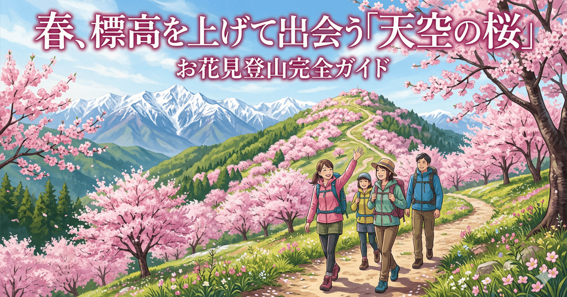 春、標高を上げて出会う「天空の桜」:お花見登山完全ガイド|Akira 春、標高を上げて出会う「天空の桜」:お花見登山完全ガイド|Akira