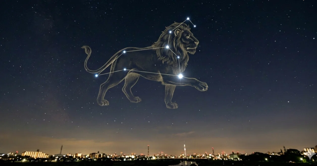 561獅子の日の夜空に見つける、誇り高きレオの姿｜田賀谷浩