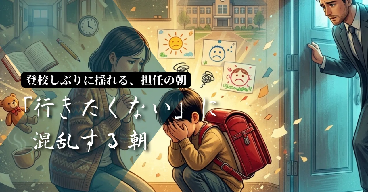 【登校しぶりに揺れる、担任の朝】#1｜「行きたくない」に混乱する朝｜学び手｜Learning Designer
