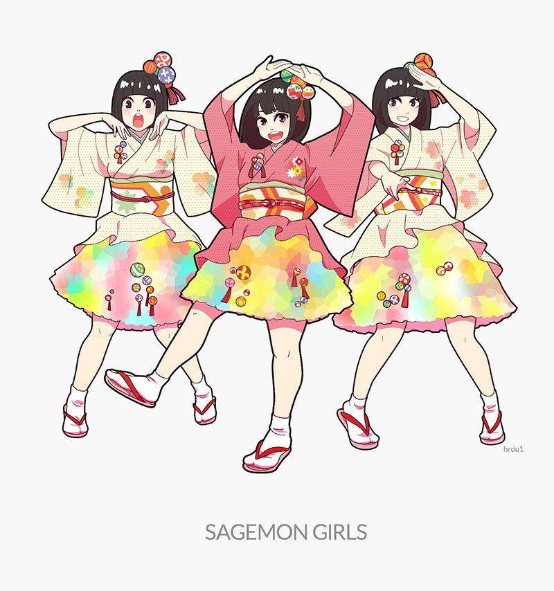 福岡県柳川市のさげもんガールズを描いてみました ひな祭りの日にアップしたイラストです イラスト さげもんガールズ Volverebit Http Hrd U1 Com P 6858 ハラダユーイチ Note