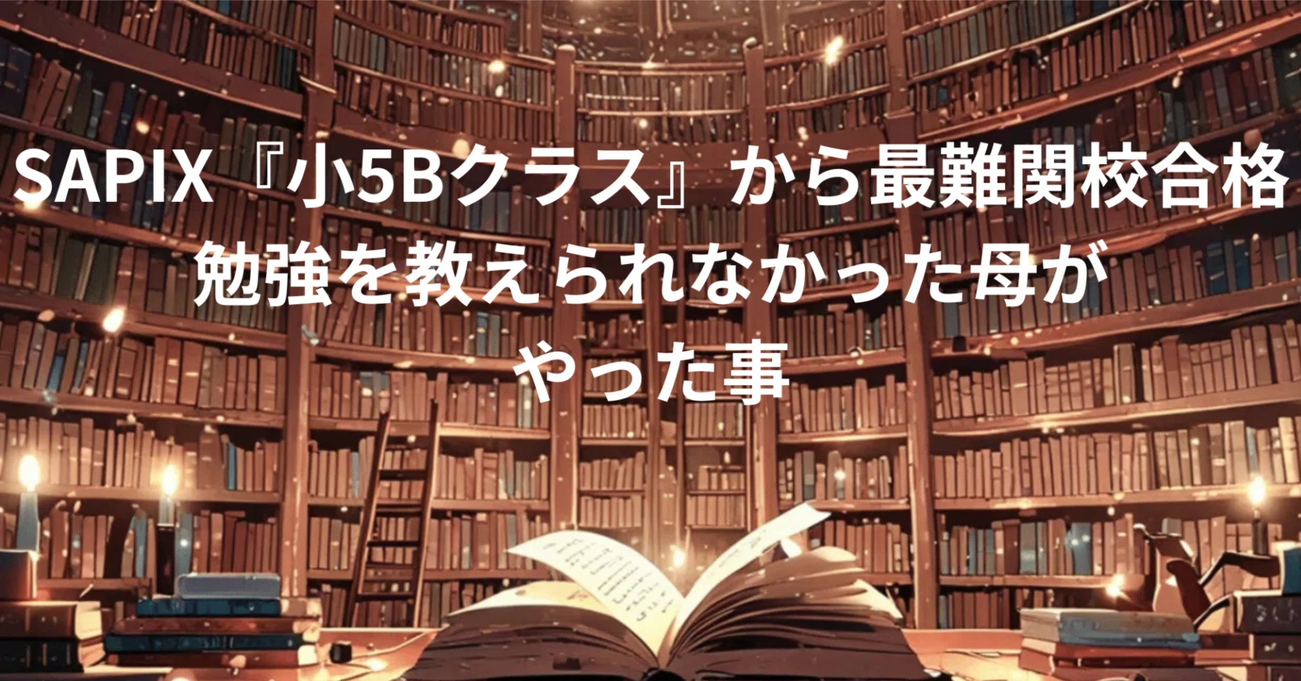 小5SAPIXBクラスから最難関合格。2年間のロードマップ｜Makana