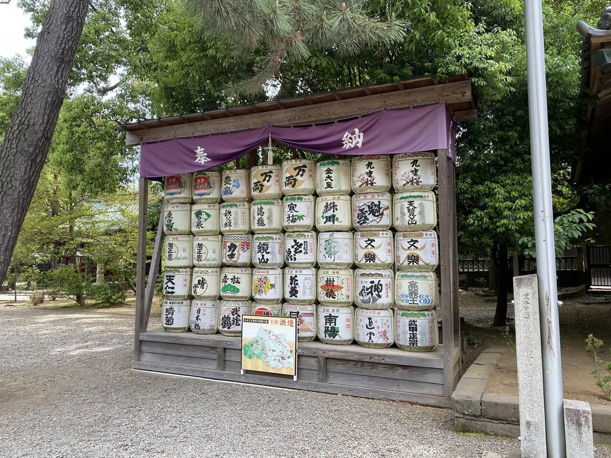 武蔵国一宮氷川神社　酒樽