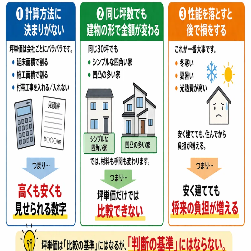 坪単価｜まちの大工さん田口建築