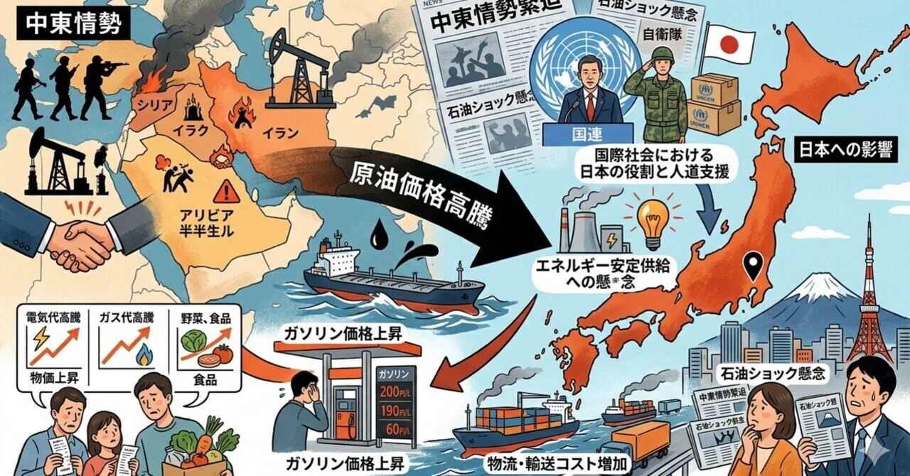 【3分解説】中東情勢で、あなたのお金はどう動く?|中堅会社員niko