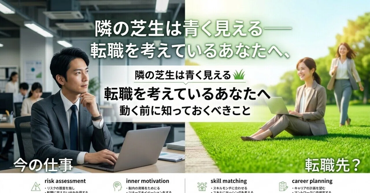 隣 の 芝生 は 青く 見える
