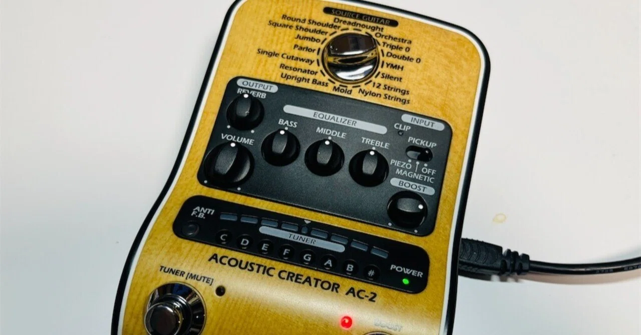 ZOOMのAC-2 Acoustic Creatorを購入｜鋪田博紀@音楽