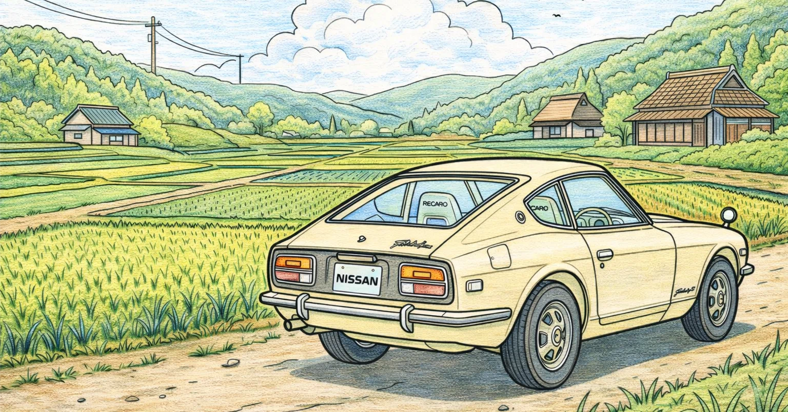 昔の絵 男性向けが少ないから作ってみた」昭和の名車ぬり絵：Part5