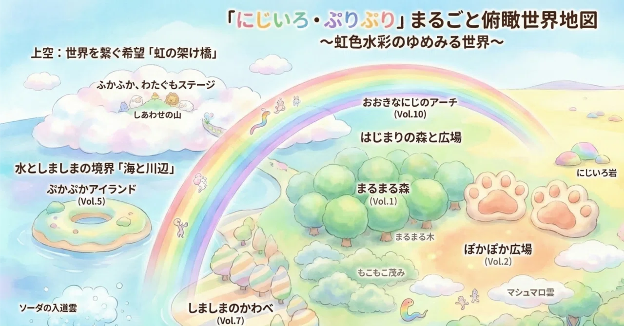 [Picture Book] Nijipuri World Map (NotebookLM) - The Stage of Adventure ...