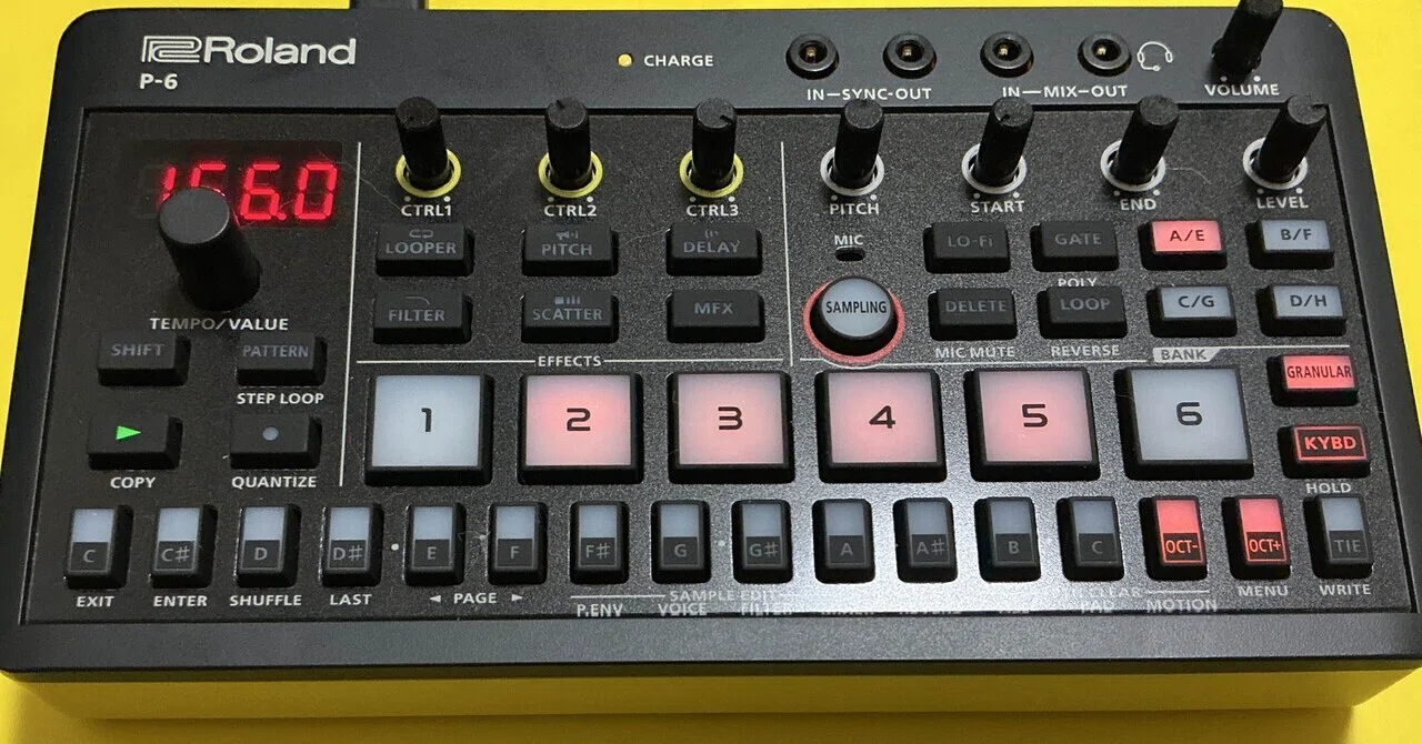 Roland P-6 サンプラー ROLAND ( ローランド ) P-6 CREATIVE SAMPLER 送料無料 | サウンドハウス