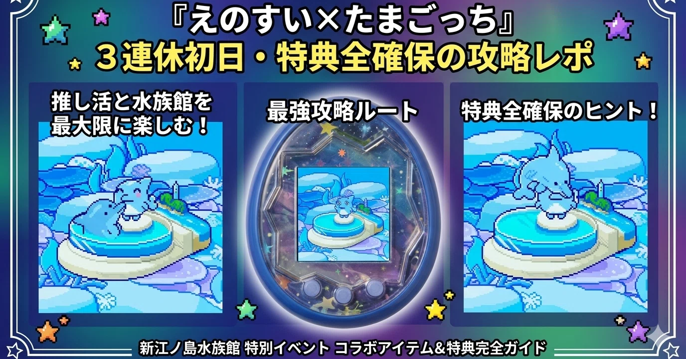たまごっちコラボ】江ノ島水族館に行ってきた｜るみろく