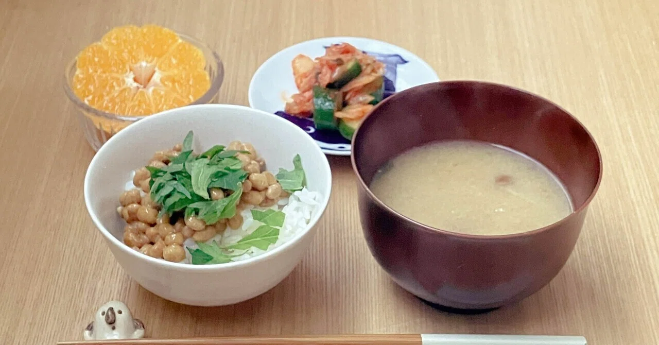 あっという間に過ぎた1週間と朝ごはんの日記｜まめこ