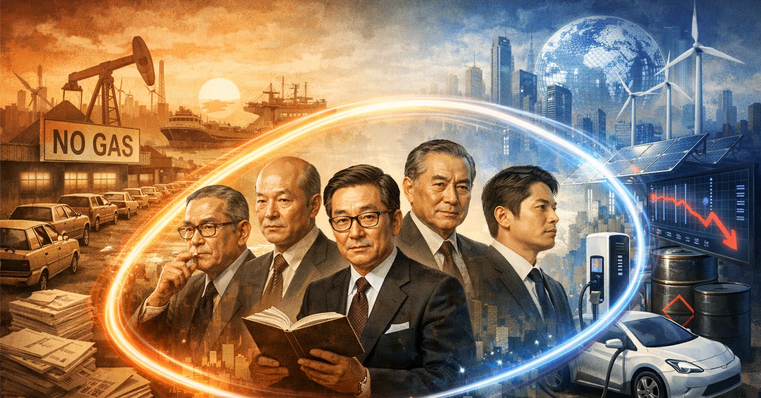 1973年と2026年、二つのオイルショックを結ぶ線─「私の履歴書」に刻