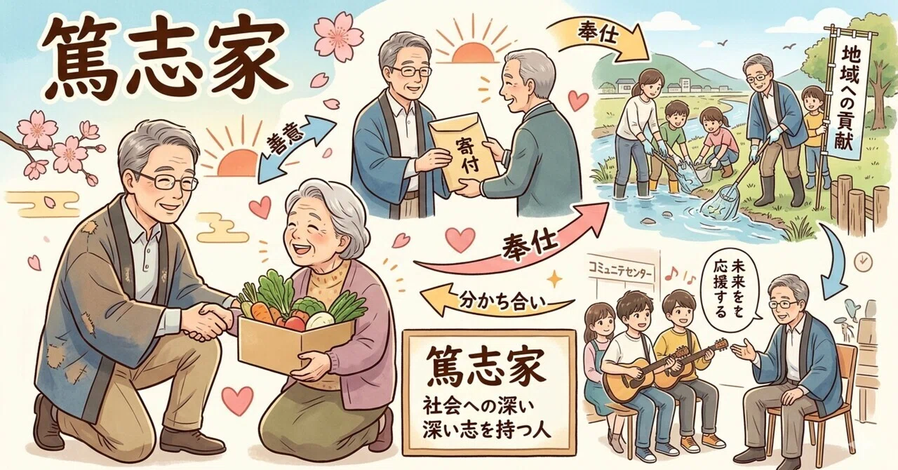篤志 家