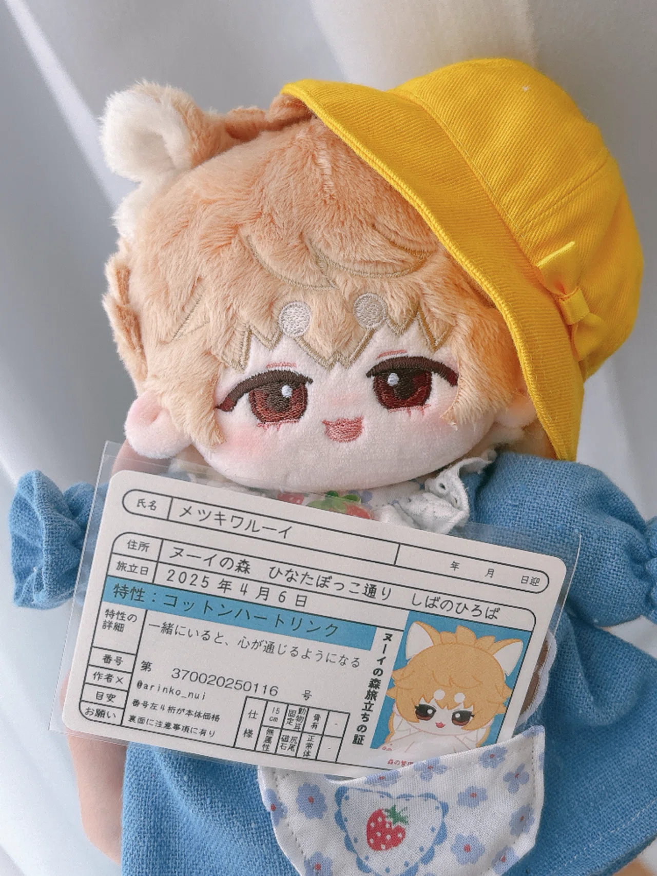 無ぬいをお迎えしたぞ！｜ボルシチ
