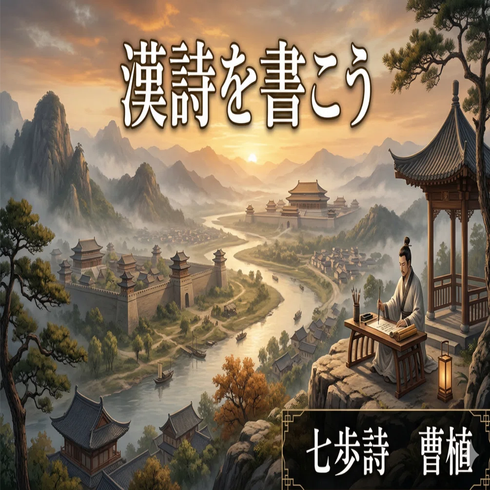 漢詩を書こう「七歩詩」｜のりふみ