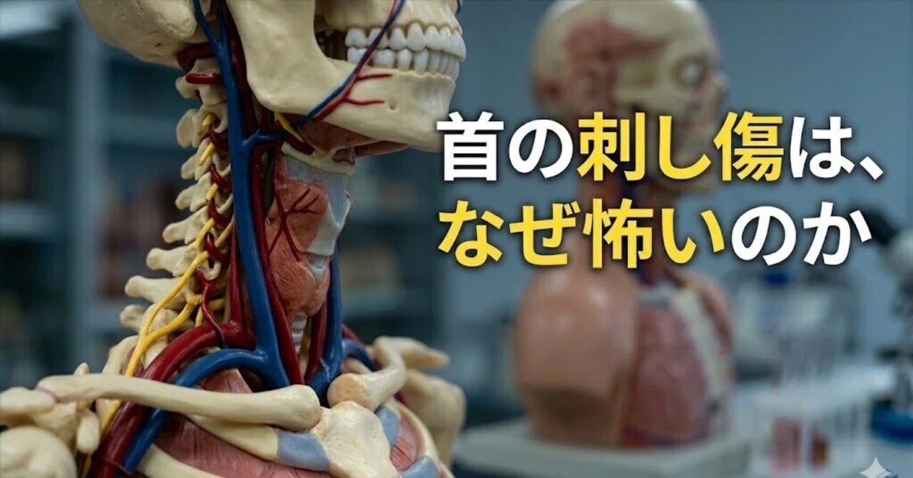 首の刺し傷は、なぜ怖いのか｜考える外科医