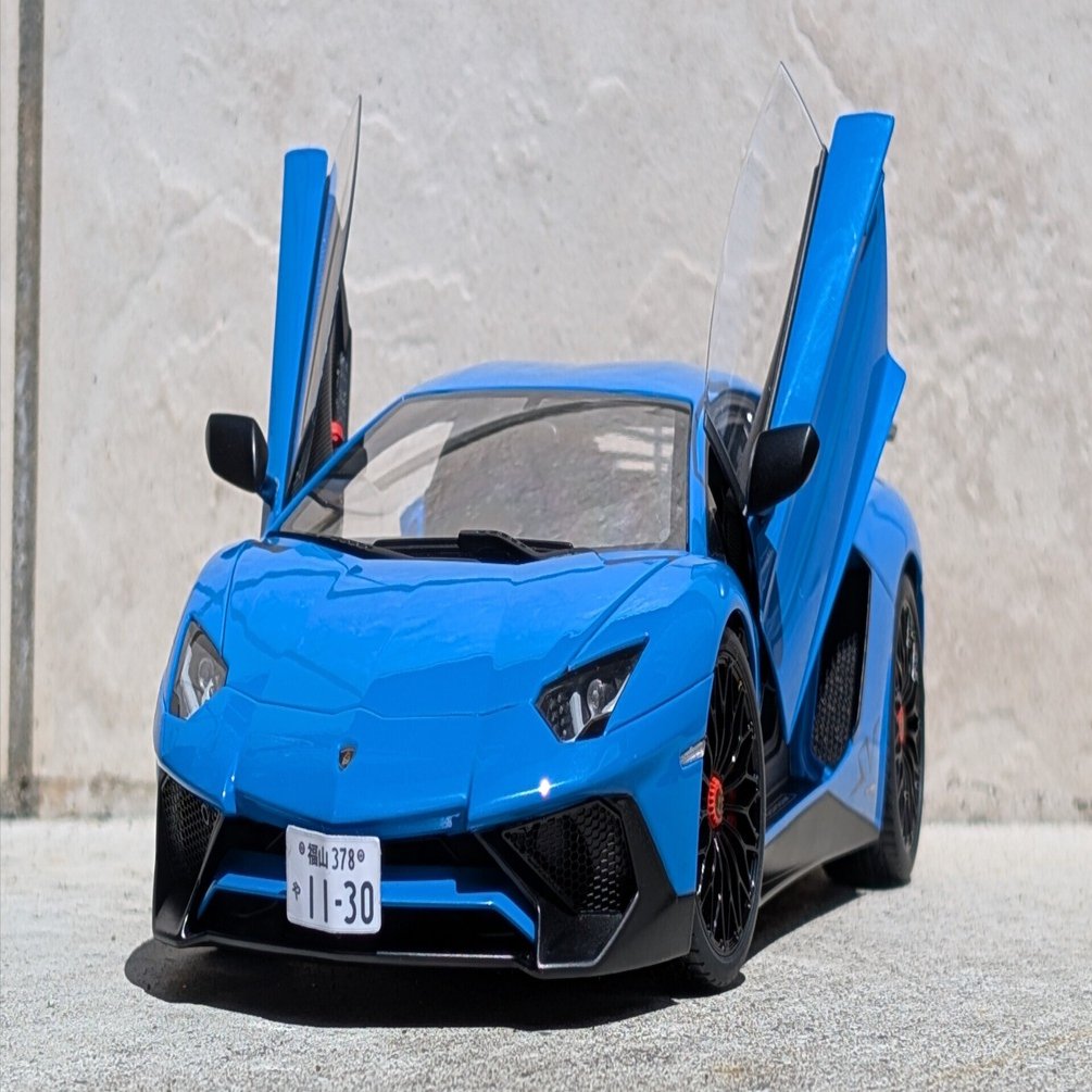 オートアート　アヴェンタドールsv ブルー AUTOart 1/18 ランボルギーニ アヴェンタドール SVJ （メタリック