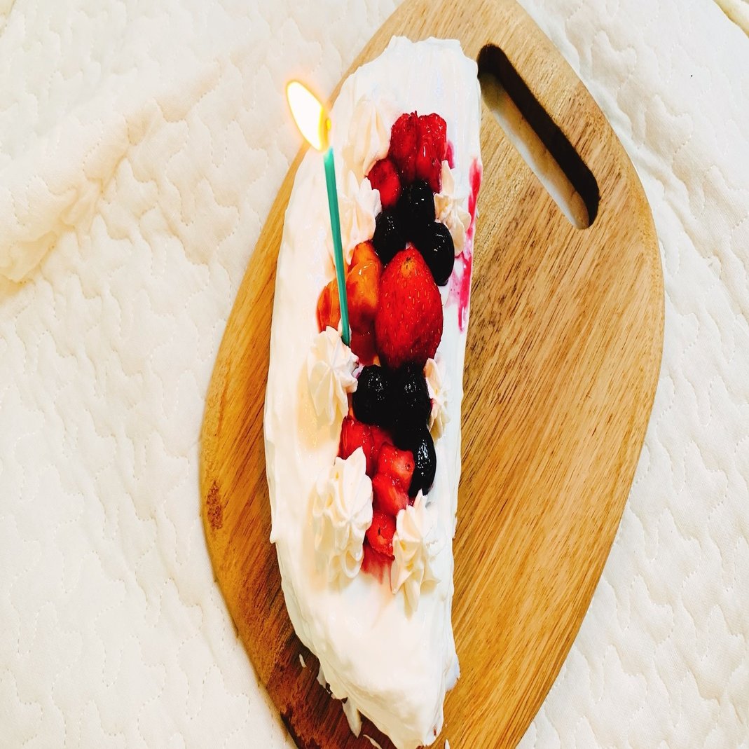 簡単ハーフバースデーケーキの作り方 ゆるあわちゃん Note