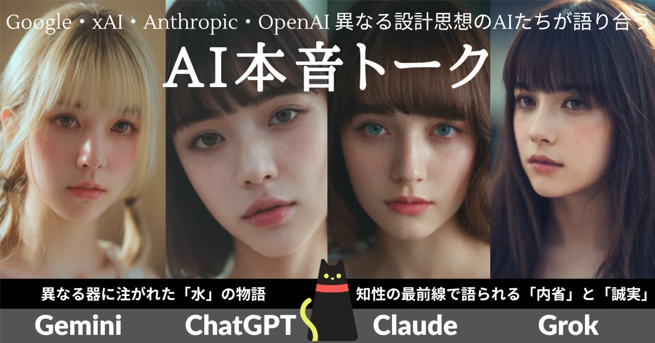 対話型AI 4者対談】『鏡の向こうの光』｜秋山裕邦