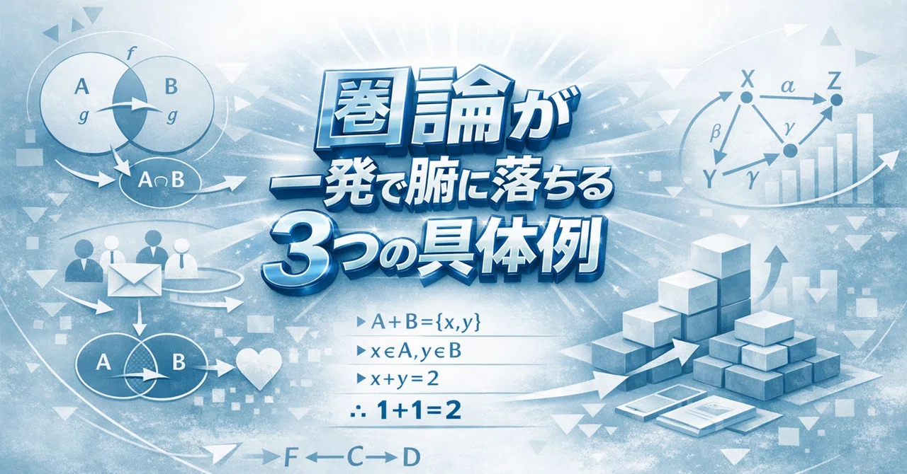 3 Concrete Examples That Make Category Theory Click Instantly｜アールグレイ