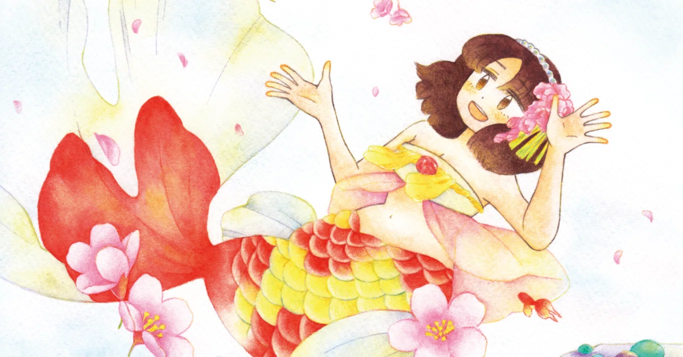 ふくひめ　7の姫　(水彩画) ふくひめ 7の姫 (水彩画) 【公式通販】