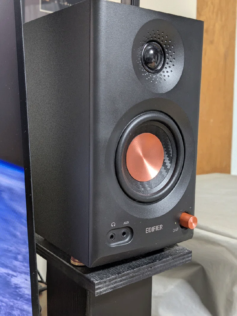 Edifier MR3 スタジオモニタースピーカー 36W ルーム補正 ハイレゾ