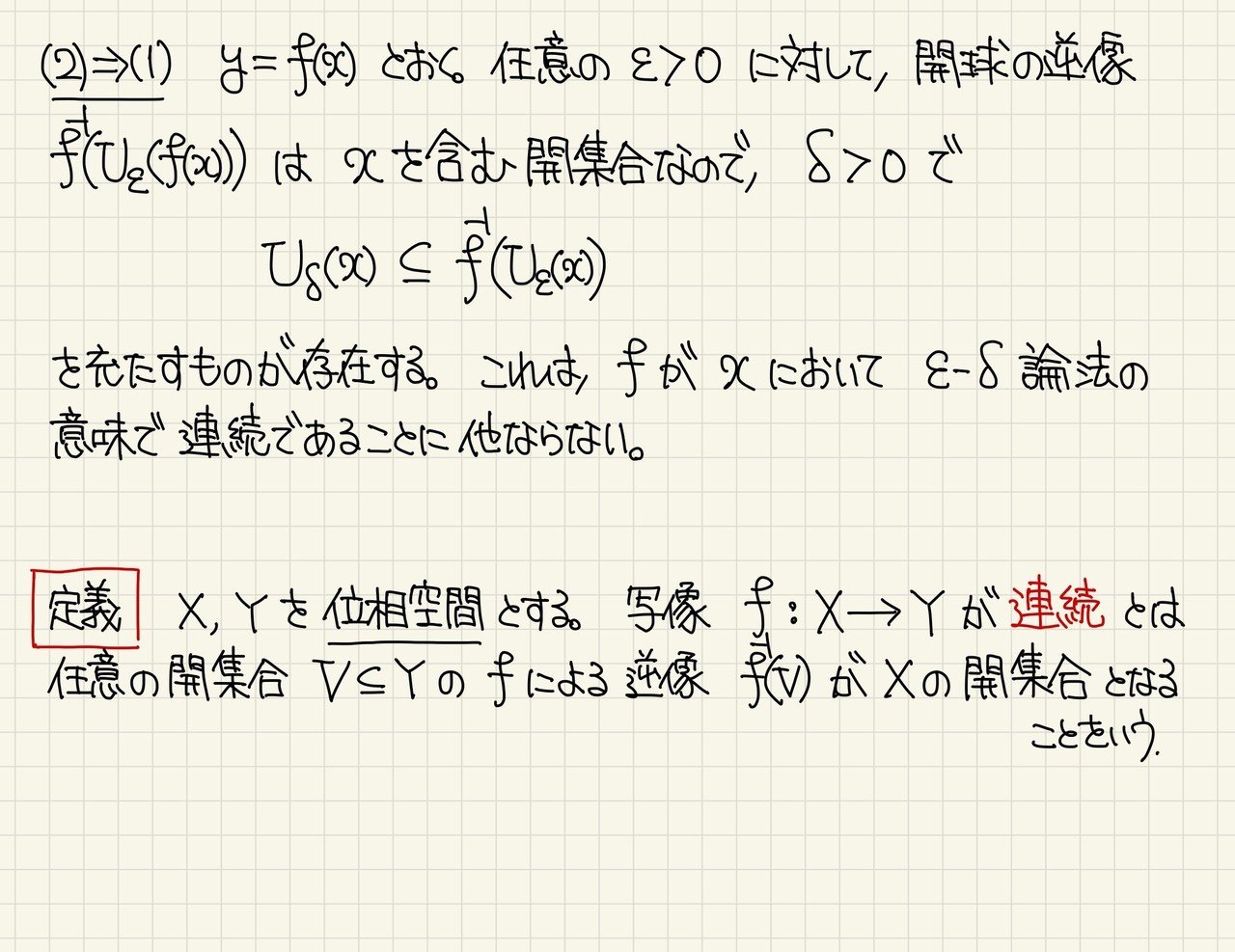 連続写像