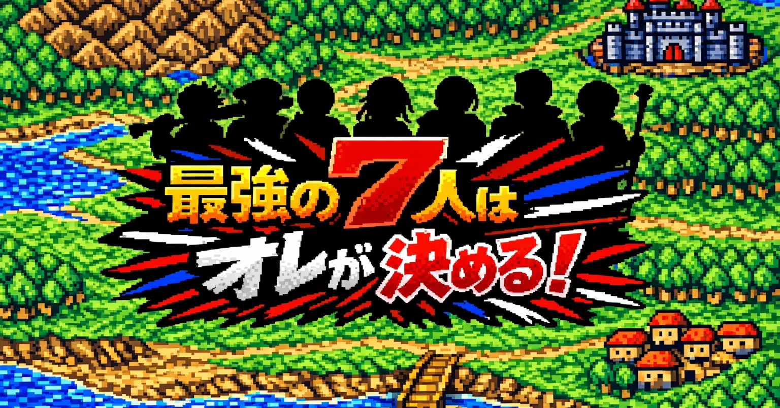 マンガ】『ファミコンジャンプII 最強の7人』を決めたい！｜IKA