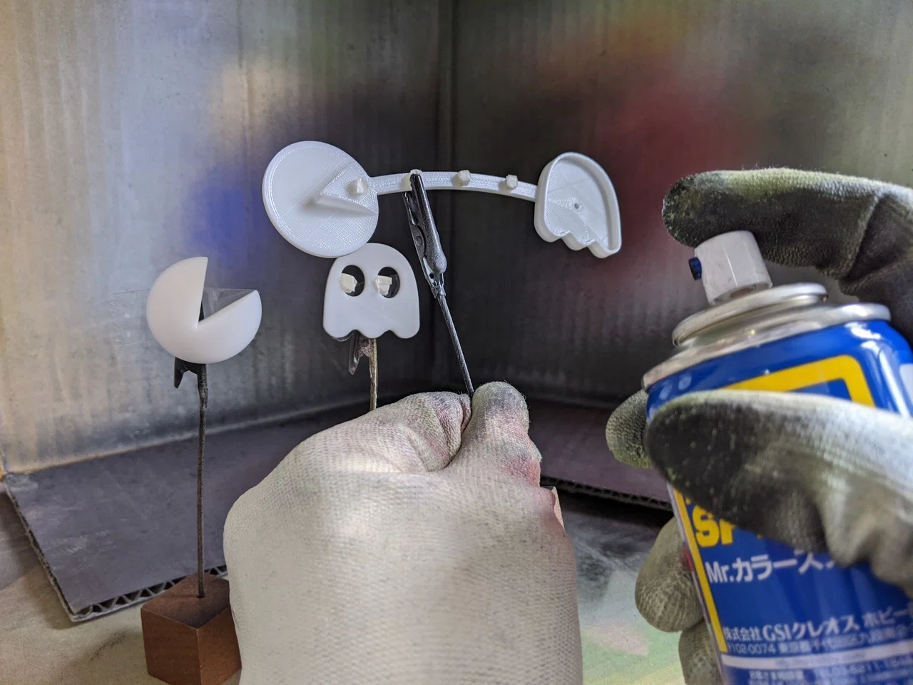 [3] I made a headphone holder because Pac-Man is 40 years old｜滑川なまり